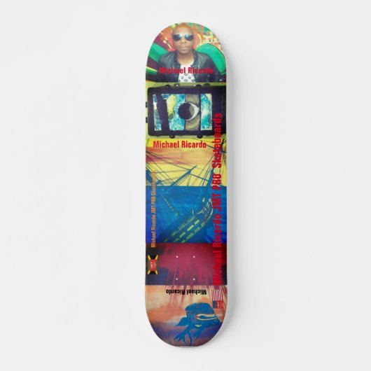 MICHAEL RICARDO 7 3/4" Skateboarddek Persoonlijk Skateboard (Voorkant)