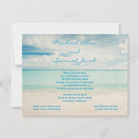 Michael Samuel RSVP 2 Kaart (Voorkant)