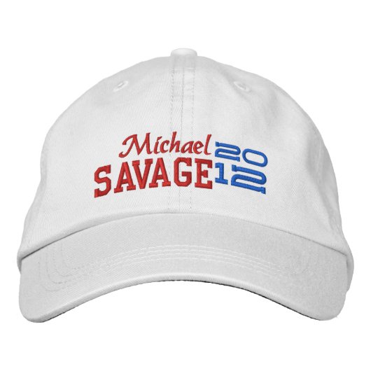 Michael Savage voor President 2012 Geborduurde Pet (Voorkant)