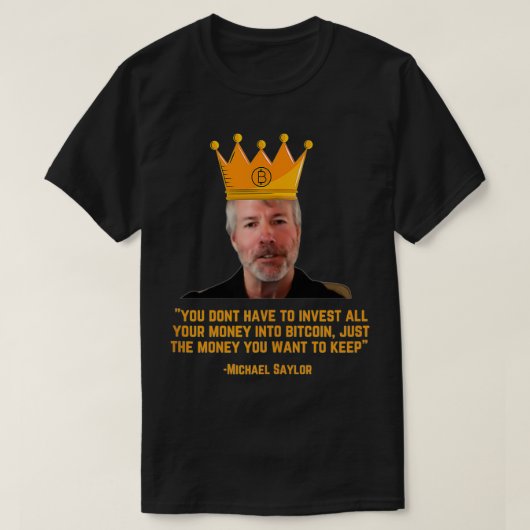 Michael Saylor Bitcoin, Bitcoin T-shirt (Design voorkant)