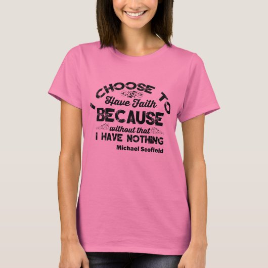 Michael Scofield-Prison Break T-Shirt (Voorkant)