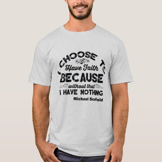 Michael Scofield-Prison Break T-Shirt (Voorkant)