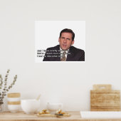 Michael Scott Poster (Keuken)