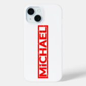 Michael Stamp Case-Mate iPhone Case (Achterkant)