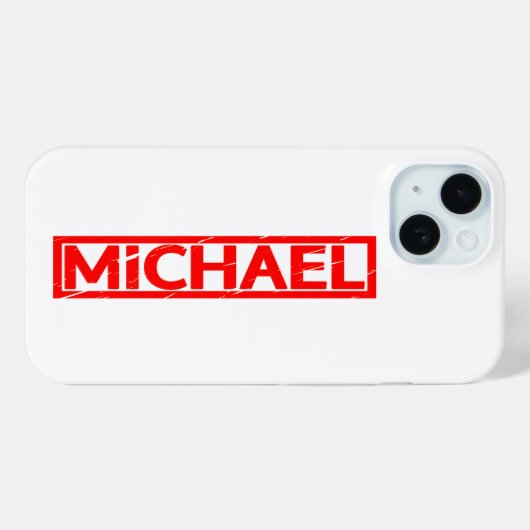 Michael Stamp Case-Mate iPhone Case (Achterkant (horizontaal))