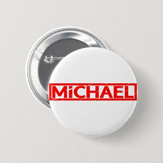 Michael Stamp Ronde Button 5,7 Cm (Voorkant /achterkant)