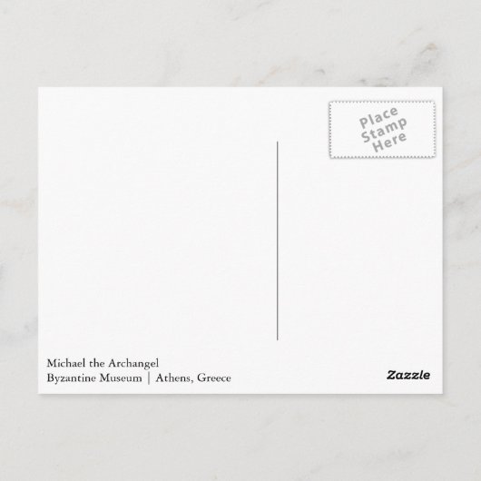 Michael the Archangel Briefkaart (Achterkant)