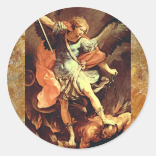 Michael the Archangel Ronde Sticker