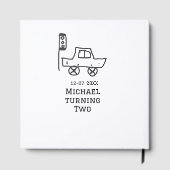 Michael turning two birthday toy car traffic light gastenboek (Achterkant)