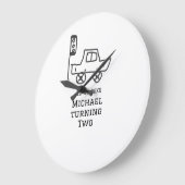 Michael turning two birthday toy car traffic light grote klok (Hoek)