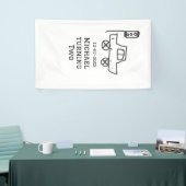 Michael turning two birthday toy car traffic light spandoek (Beurs)