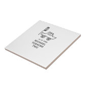 Michael turning two birthday toy car traffic light tegeltje (Zijkant)