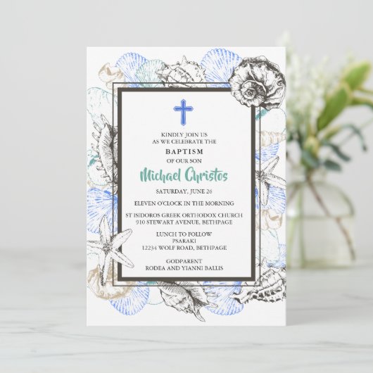 Michael Uitnodiging Eén (Staand voorkant)