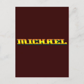 MICHAEL, voor Michael Briefkaart