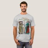 "Michael vs Satan" van Michael Crozz T-shirt (Voorkant volledig)