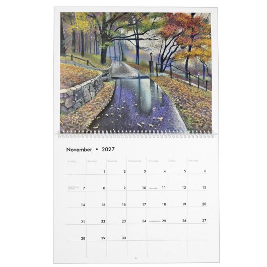 Michael White's Passievolle Pastels Kalender 2026 (Nov 2027)
