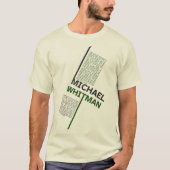 Michael Whitman T-shirt: Classic Name Design T-shirt (Voorkant)