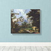 Michael Willmann - De droom van Jacob Canvas Afdruk (Insitu (Houten vloer))