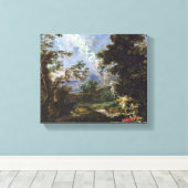 Michael Willmann - De droom van Jacob Canvas Afdruk (Insitu (Houten vloer))