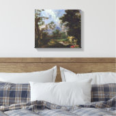 Michael Willmann - De droom van Jacob Canvas Afdruk (Insitu (Slaapkamer))