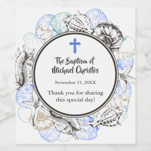 Michael Wine Label Wijn Etiket (Enkel label)