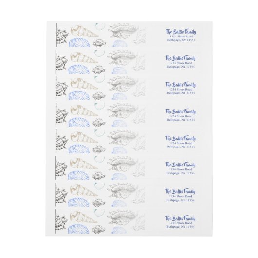 Michael Wrap rond Adres Etiket (Vel)