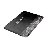 michael zwarte witte badkamer badmat (Gekanteld)