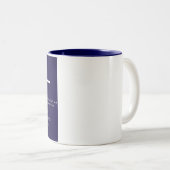 Michaela, Girl Personalized Name Definition Mug Tweekleurige Koffiemok (Voorkant rechts)