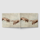 Michaelangelo overhandigt de schepping Adam God Gastenboek (Volledig)