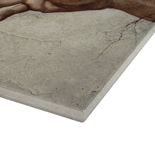 Michaelangelo overhandigt de schepping Adam God Snijplank (Hoek)