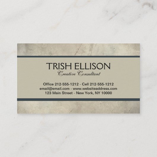 Michaelangelo overhandigt de schepping Adam God Visitekaartje (Achterkant)