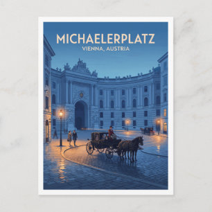 Michaelerplatz Wenen Oostenrijk Briefkaart