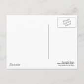 Michaelmas Daisies Briefkaart (Achterkant)