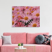 Michaelmas Daisies Canvas Print (Insitu (Woonkamer))