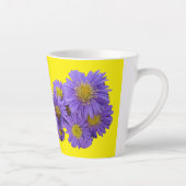 Michaelmas Daisy Cust. Gele latte Mok (Rechts)