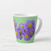 Michaelmas Daisy Cust. Green Latte Mok (Rechterhoek)