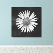 Michaelmas Daisy Flower Canvas Print (Insitu (Houten vloer))