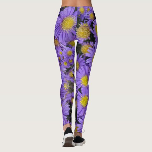 Michaelmas Daisy Patroon Legging (Achterkant)