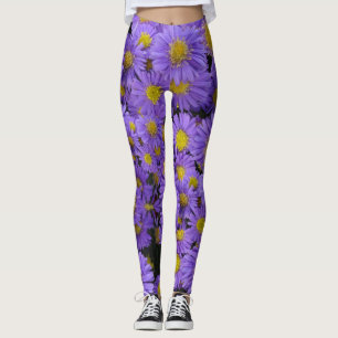 Michaelmas Daisy Patroon Legging