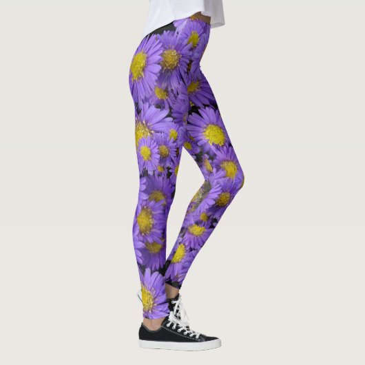 Michaelmas Daisy Patroon Legging (Rechts)