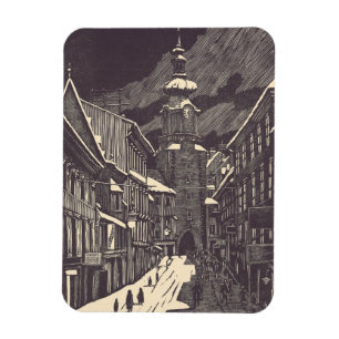 Michaëlpoort in Middeleeuwse Toren Bratislava Magneet