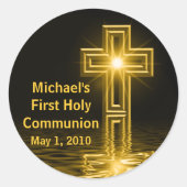 Michael's eerste heilige communie Stickers (Voorkant)