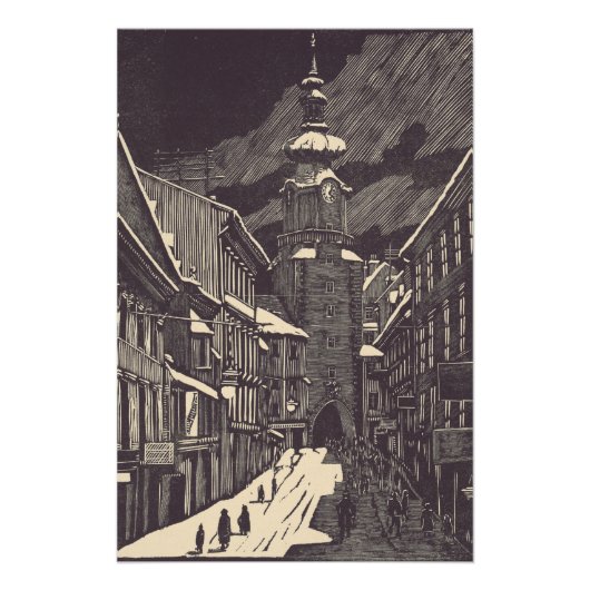 Michael's Gate in Bratislava, Slowakije Perfect Poster (Voorkant)