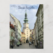 Michael's Gate Oude Stad Slowakije Briefkaart (Voorkant)