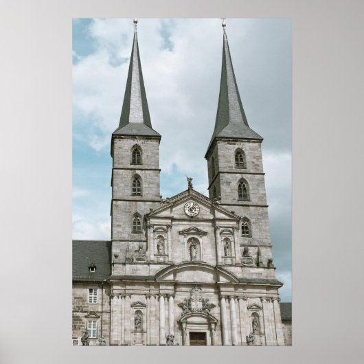 Michaelsberg Abdij in Bamberg Poster (Voorkant)