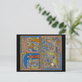 Michal's bruidsschat, een bloedige strijd briefkaart (Staand voorkant)