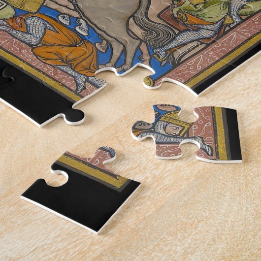 Michal's bruidsschat, een bloedige strijd legpuzzel (Zijkant)