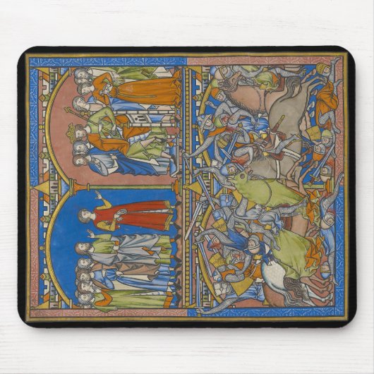 Michal's bruidsschat, een bloedige strijd muismat (Voorkant)