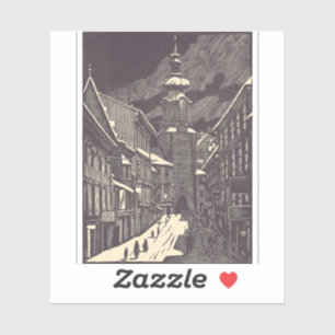 Michalská brána in Bratislava Middeleeuwse Toren Sticker