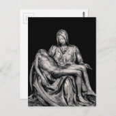 Michealangelo Masterstuk La Pieta Sculpture Briefkaart (Voorkant / Achterkant)